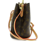 Louis Vuitton Neo Noe BB Monogram Shoulder Bag Brown — view 3