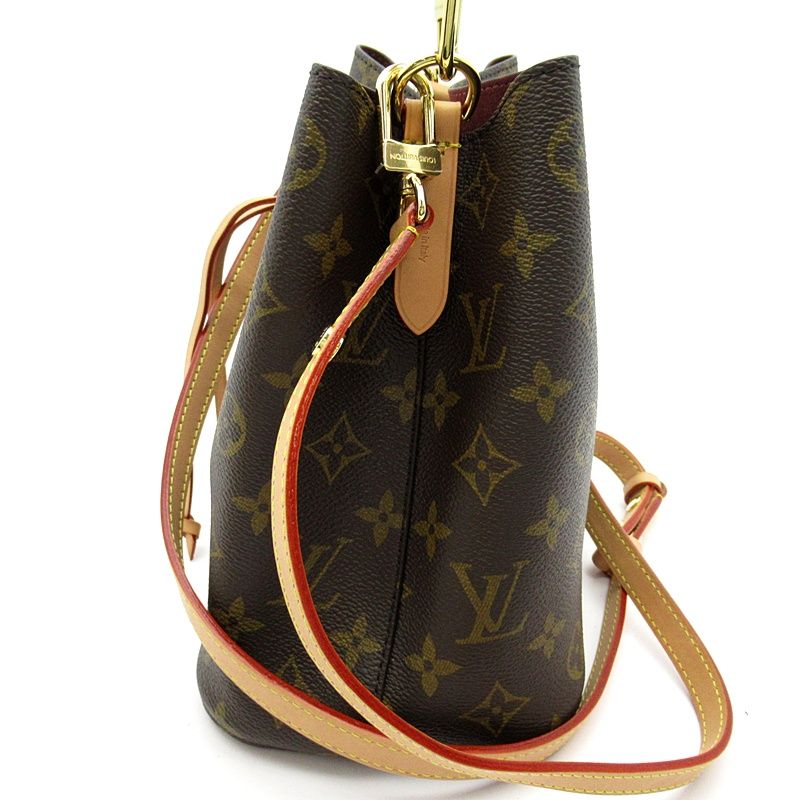 Louis Vuitton Neo Noe BB Monogram Shoulder Bag Brown — view 3