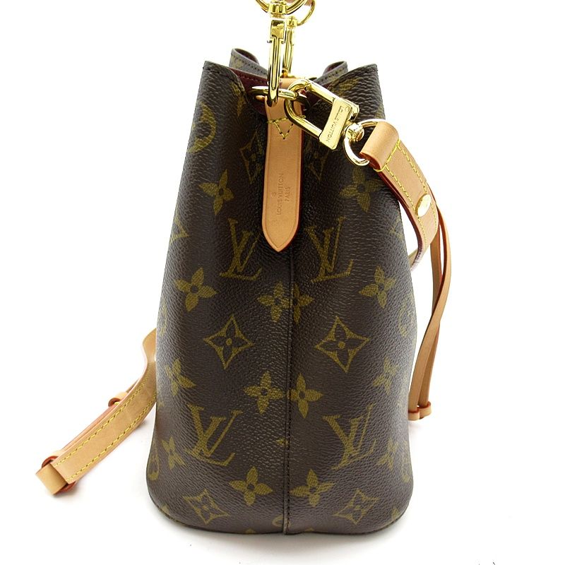 Louis Vuitton Neo Noe BB Monogram Shoulder Bag Brown — view 5