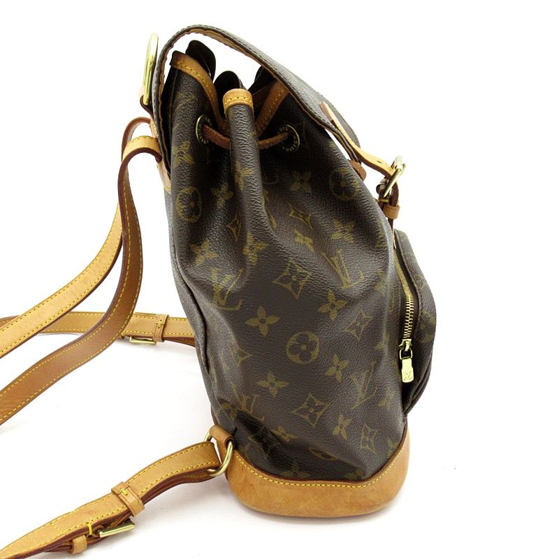Louis Vuitton Montsouris MM Monogram Backpack Brown — view 5
