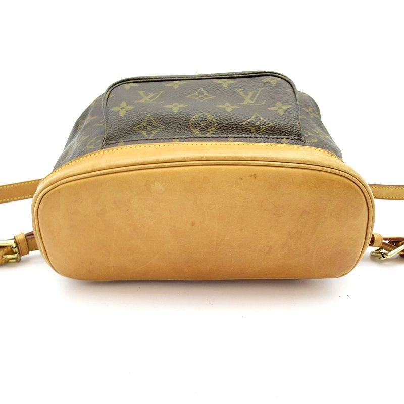 Louis Vuitton Montsouris MM Monogram Backpack Brown — view 6
