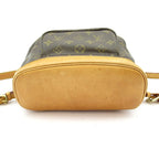 Louis Vuitton Montsouris MM Monogram Backpack Brown — view 6
