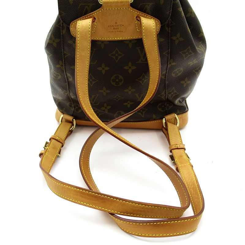Louis Vuitton Montsouris MM Monogram Backpack Brown — view 2