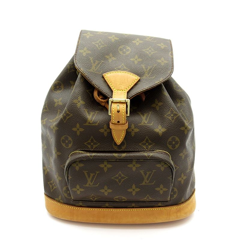 Louis Vuitton Montsouris MM Monogram Backpack Brown