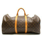 Louis Vuitton Keepall 55 Monogram Boston Bag Brown — view 4