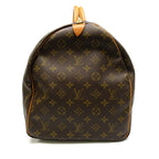 Louis Vuitton Keepall 55 Monogram Boston Bag Brown — view 3
