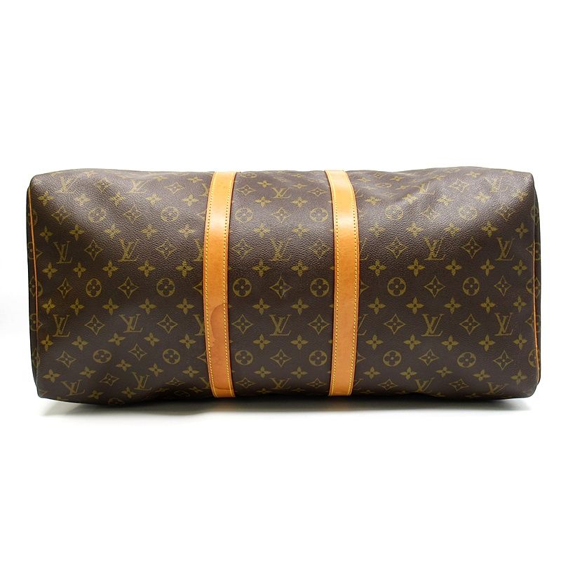 Louis Vuitton Keepall 55 Monogram Boston Bag Brown — view 6