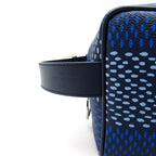 Louis Vuitton Rocca Dopp Kit Damier Heritage Canvas Handbag Blue — view 2