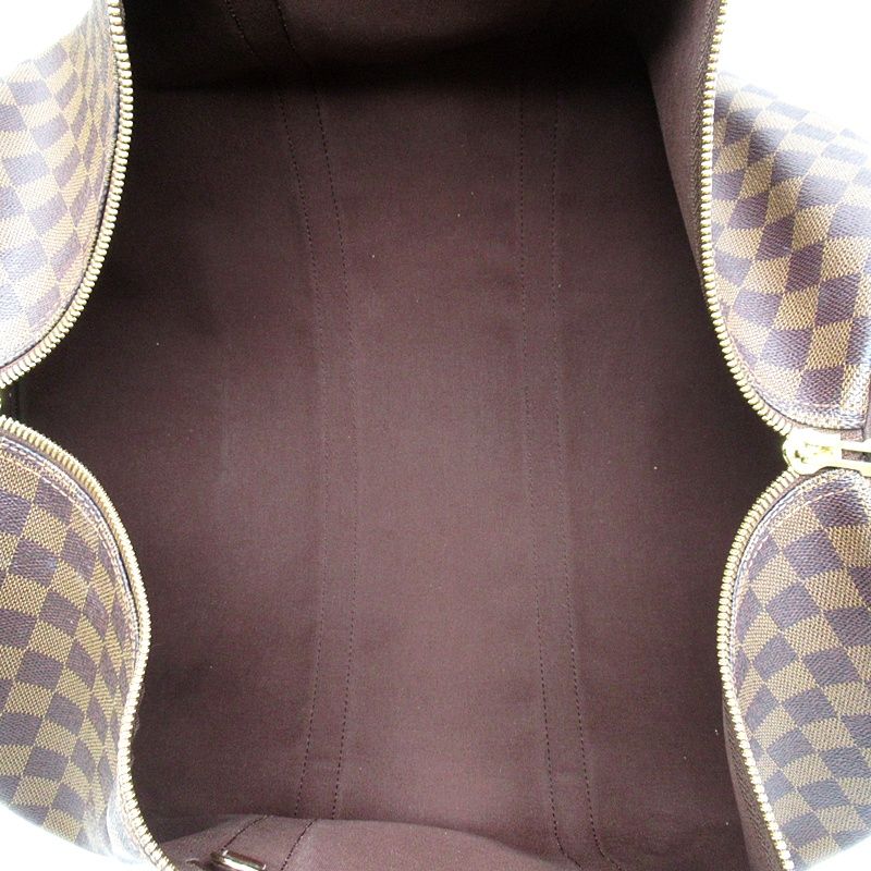 Louis Vuitton Keepall Bandouliere 55 Damier Boston Bag Brown — view 7