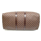 Louis Vuitton Keepall Bandouliere 55 Damier Boston Bag Brown — view 6