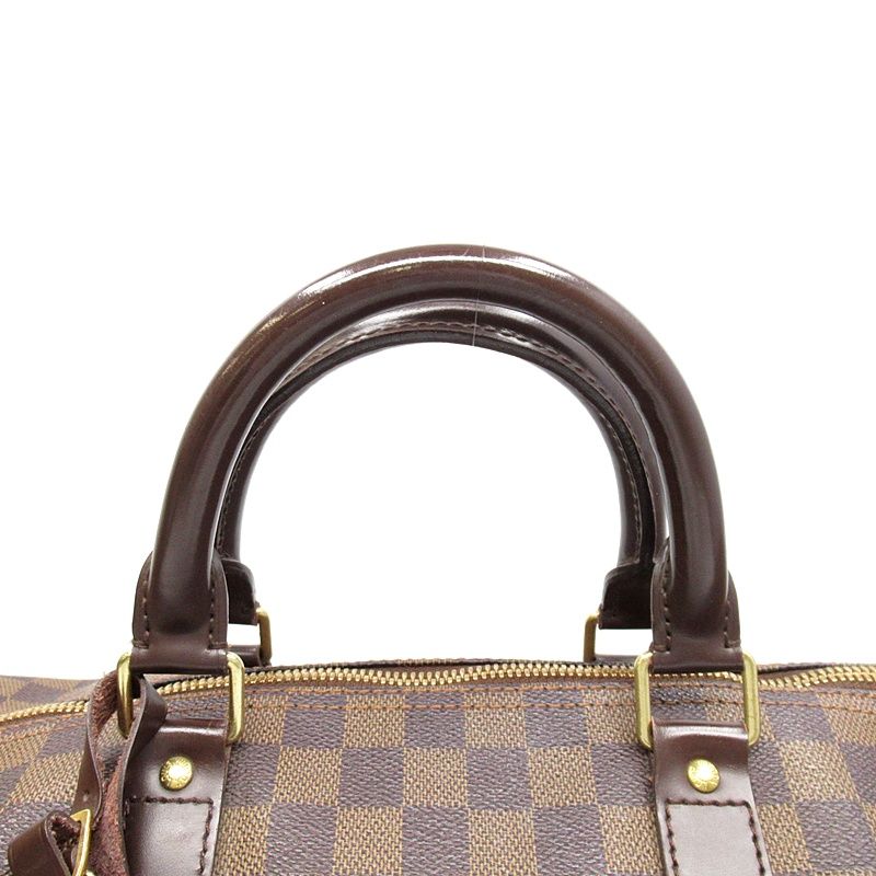 Louis Vuitton Keepall Bandouliere 55 Damier Boston Bag Brown — view 2