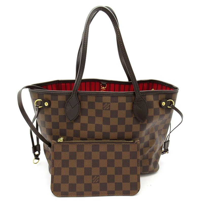 Louis Vuitton Neverfull PM Damier Tote Brown