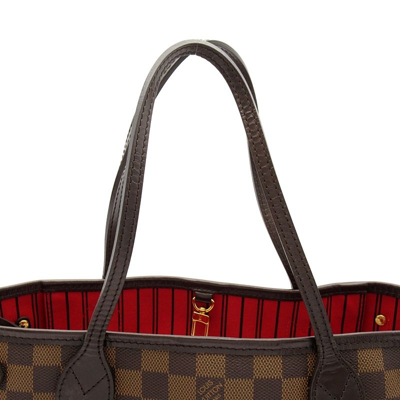 Louis Vuitton Neverfull PM Damier Tote Brown — view 2