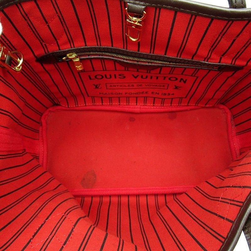 Louis Vuitton Neverfull PM Damier Tote Brown — view 7