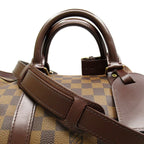 Louis Vuitton Keepall Bandouliere 55 Damier Boston Bag Brown — view 2