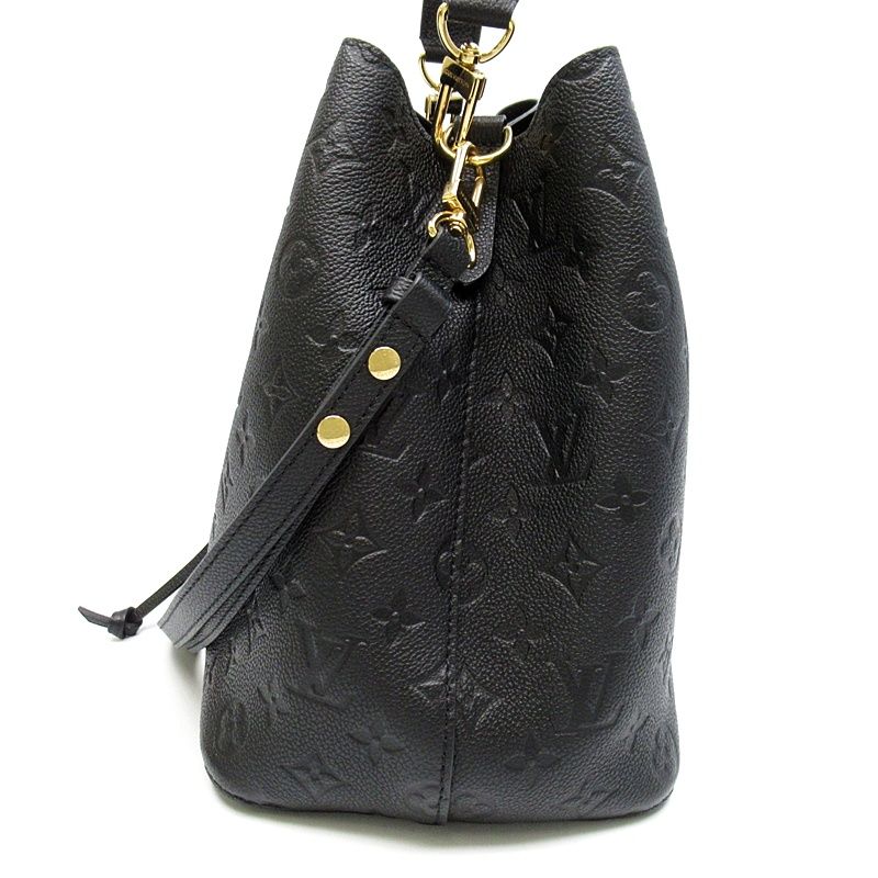 Louis Vuitton Neo Noe MM Monogram Empreinte Shoulder Bag Noir — view 3