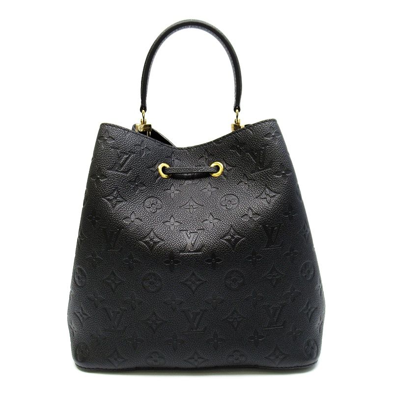 Louis Vuitton Neo Noe MM Monogram Empreinte Shoulder Bag Noir — view 4