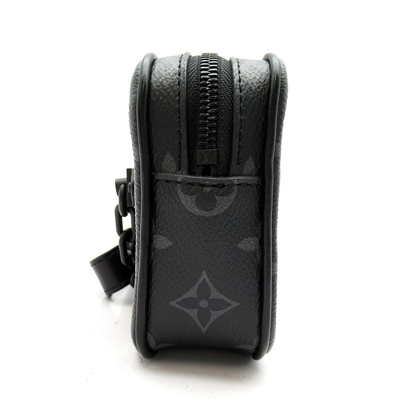 Louis Vuitton Pochette Volga Monogram Eclipse Clutch Black — view 3