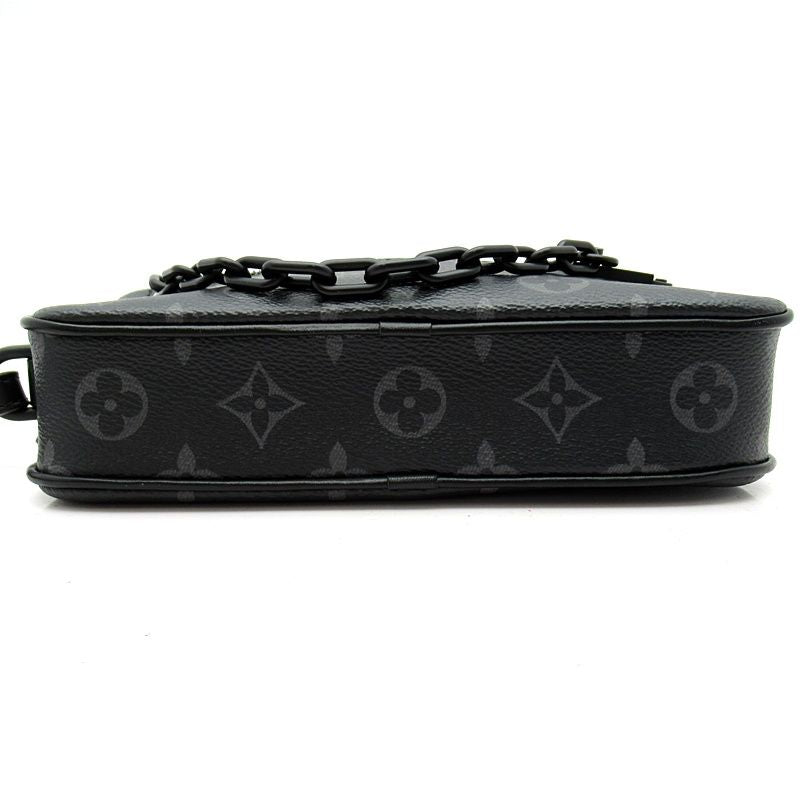 Louis Vuitton Pochette Volga Monogram Eclipse Clutch Black — view 6