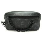 Louis Vuitton Pochette Volga Monogram Eclipse Clutch Black