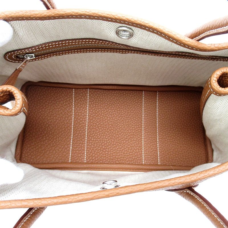 Hermes Garden Party 30 TPM Negonda Tote Gold — view 7