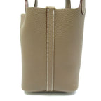 Hermes Picotin Lock PM Taurillon Clemence Handbag Etoupe — view 3