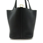 Hermes Picotin Lock MM Taurillon Clemence Handbag Noir — view 5
