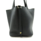 Hermes Picotin Lock MM Taurillon Clemence Handbag Noir — view 3