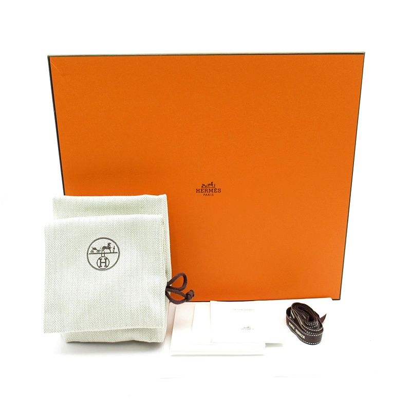 Hermes Evelyne 3 PM Taurillon Clemence Shoulder Bag Etoupe — view 9