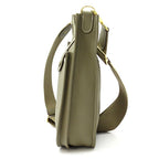Hermes Evelyne 3 PM Taurillon Clemence Shoulder Bag Etoupe — view 4