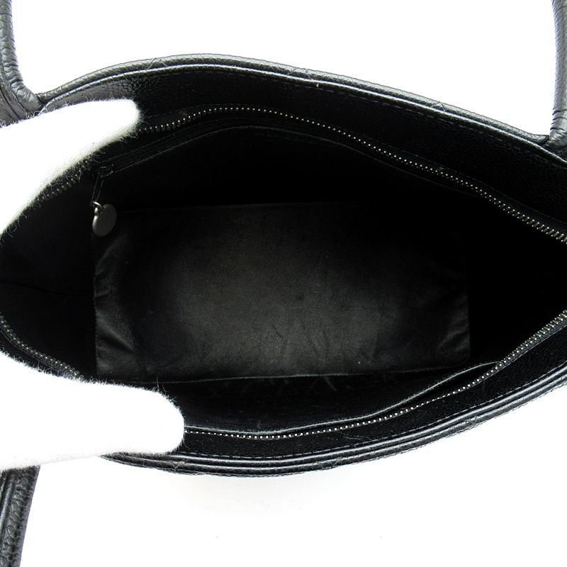 Chanel Reissue Tote Caviar Leather Handbag Black — view 7