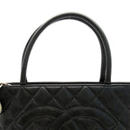 Chanel Reissue Tote Caviar Leather Handbag Black — view 2