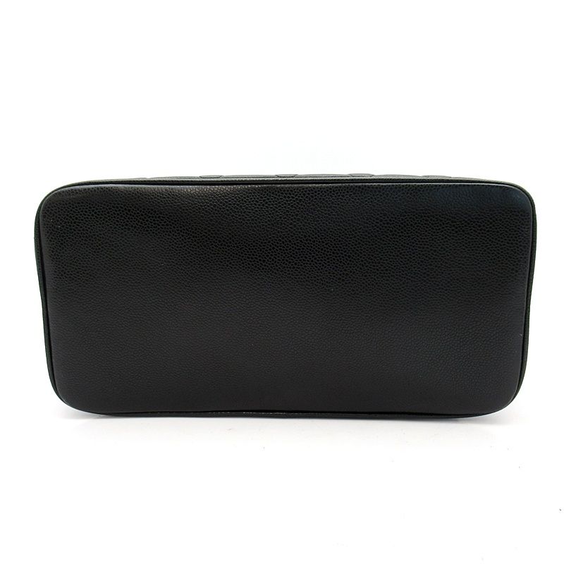 Chanel Reissue Tote Caviar Leather Handbag Black — view 6