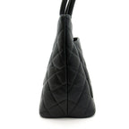 Chanel Reissue Tote Caviar Leather Handbag Black — view 3