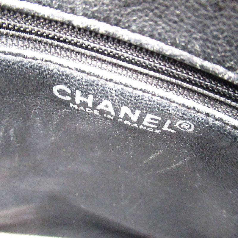 Chanel Reissue Tote Caviar Leather Handbag Black — view 8