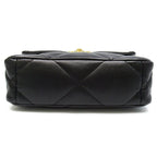 Chanel 19 Flap Chain Shoulder Bag Lambskin Black — view 5