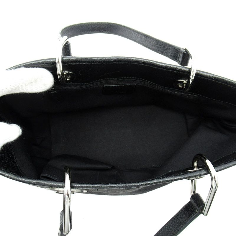 Gucci Mini Tote GG Canvas Black — view 7