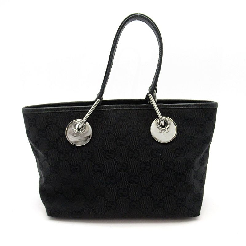 Gucci Mini Tote GG Canvas Black — view 4