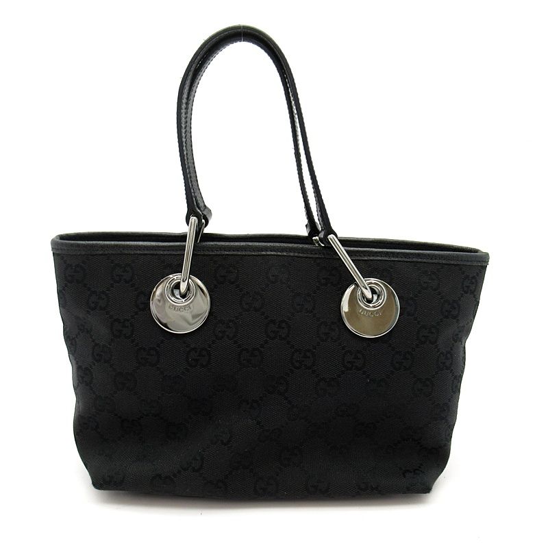 Gucci Mini Tote GG Canvas Black