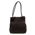 Gucci Tote GG Canvas Leather Brown