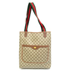 Gucci Vintage Sherry Line Tote 39.02.003 Beige