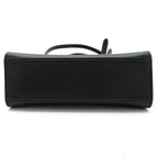 Gucci GG Marmont Top Handle Leather Shoulder Bag Black — view 6