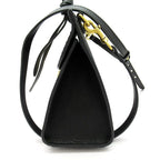 Gucci GG Marmont Top Handle Leather Shoulder Bag Black — view 3