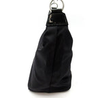 Gucci Bambu Shoulder Bag Nylon Leather Black — view 3