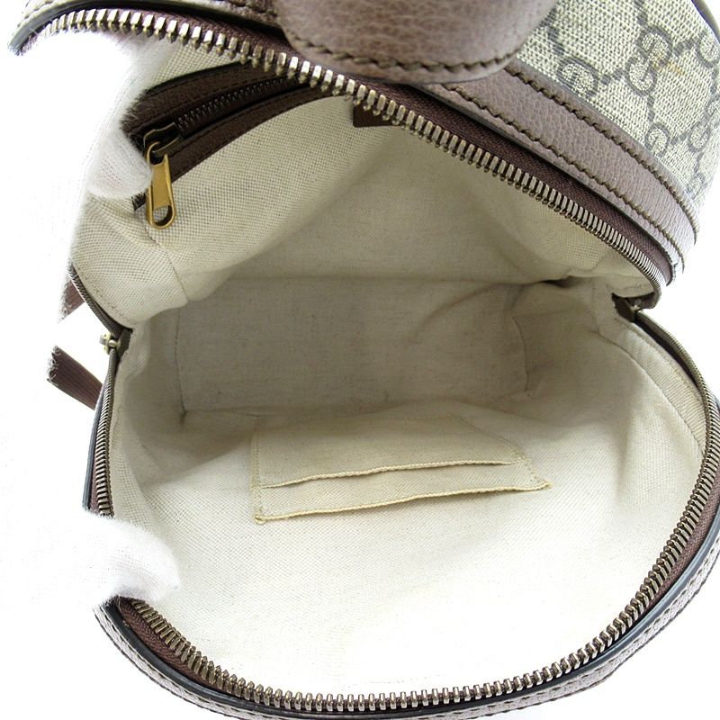 Gucci Ophidia Backpack GG Supreme Beige — view 7
