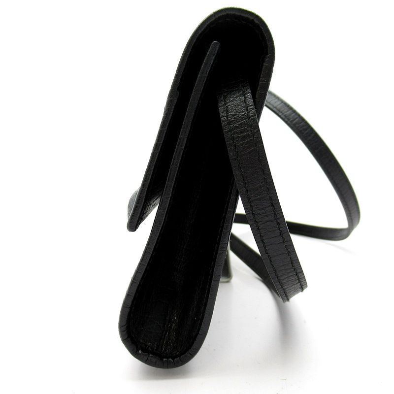 Gucci Bambu Shoulder Bag Leather Black — view 3