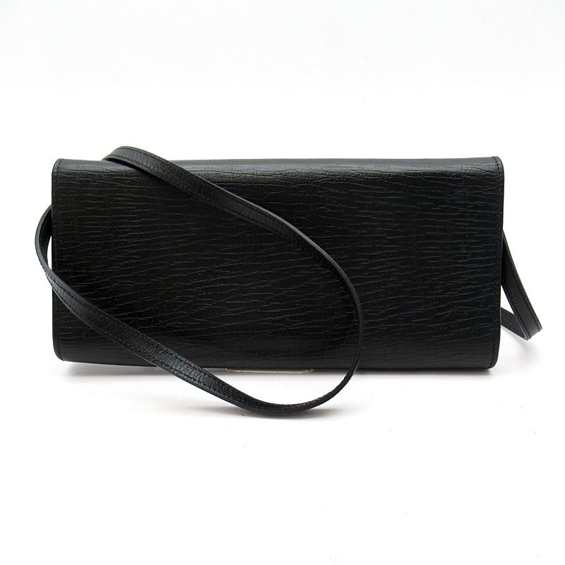 Gucci Bambu Shoulder Bag Leather Black — view 4