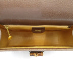 Gucci Bambu Shoulder Bag Leather Brown — view 7