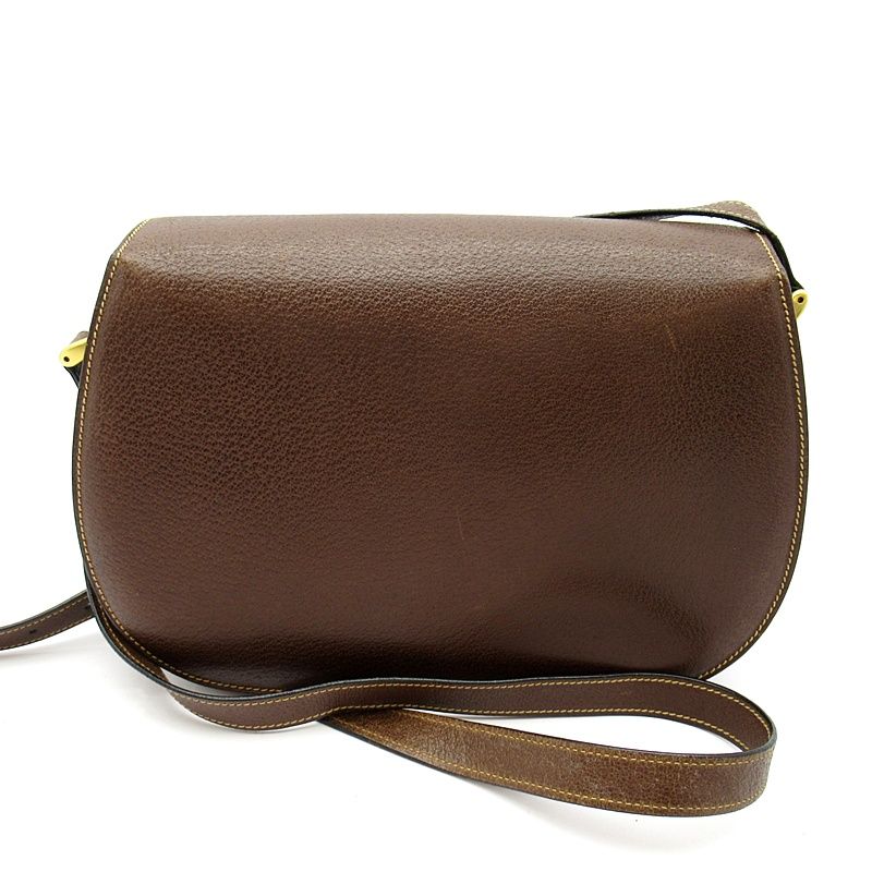 Gucci Bambu Shoulder Bag Leather Brown — view 4