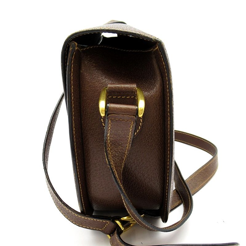 Gucci Bambu Shoulder Bag Leather Brown — view 3